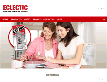 Tablet Screenshot of eclecticproducts.com